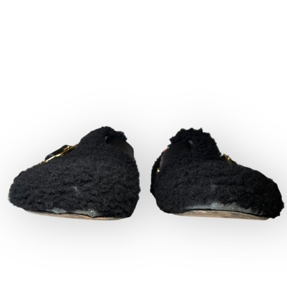 Isabel Marant Mirvin Backless Shearling Clogs Mules Black size EU38 US 8 - Picture 11 of 16